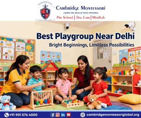 Best Playgroup Near Delhi – Cambridge Montessori Preschool