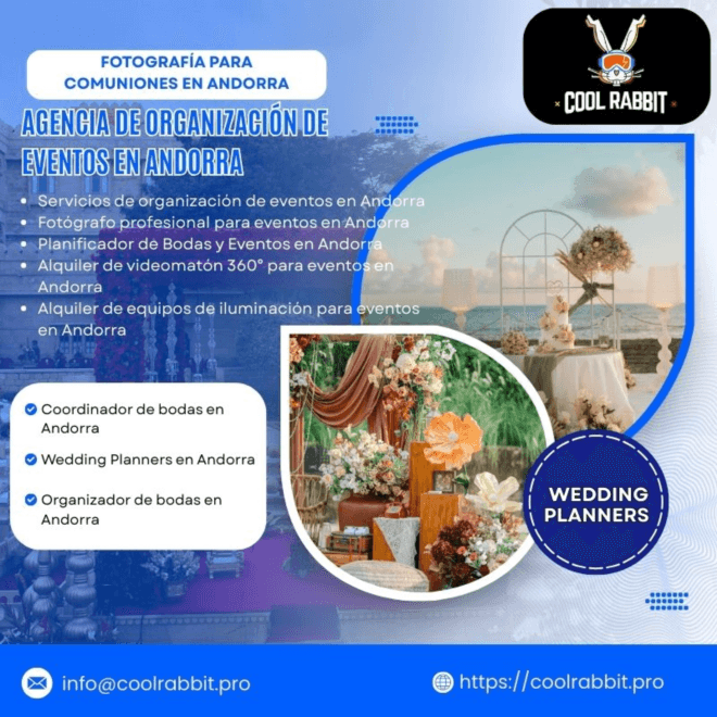 Servicios profesionales de organización de eventos en Andorra
