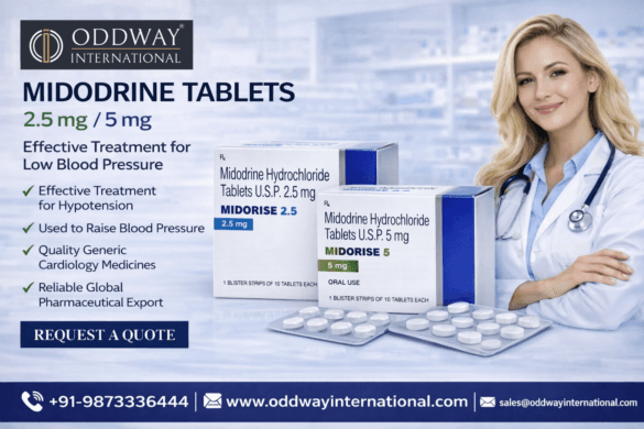 Midodrine Tablets Wholesale Supply by Oddway International