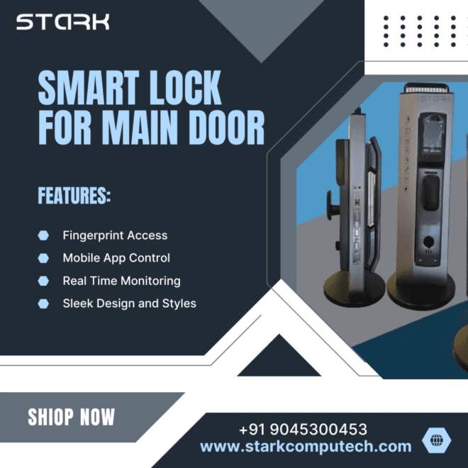 Smart Lock for Main Door with Advanced Security – Stark Computech