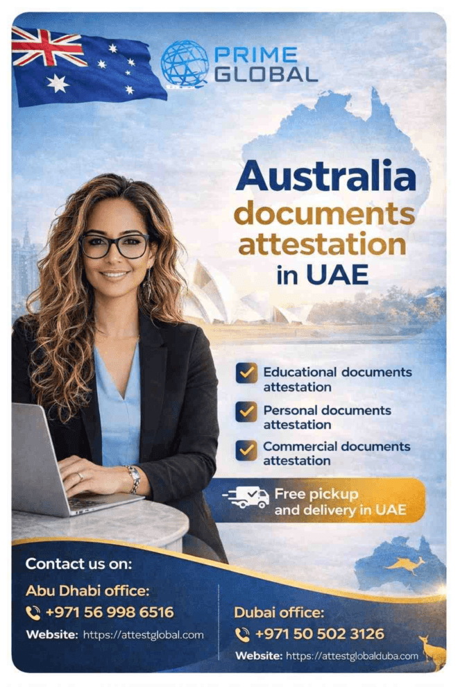 Australian Papers Attestation Services in UAE – Fast Turnaround
