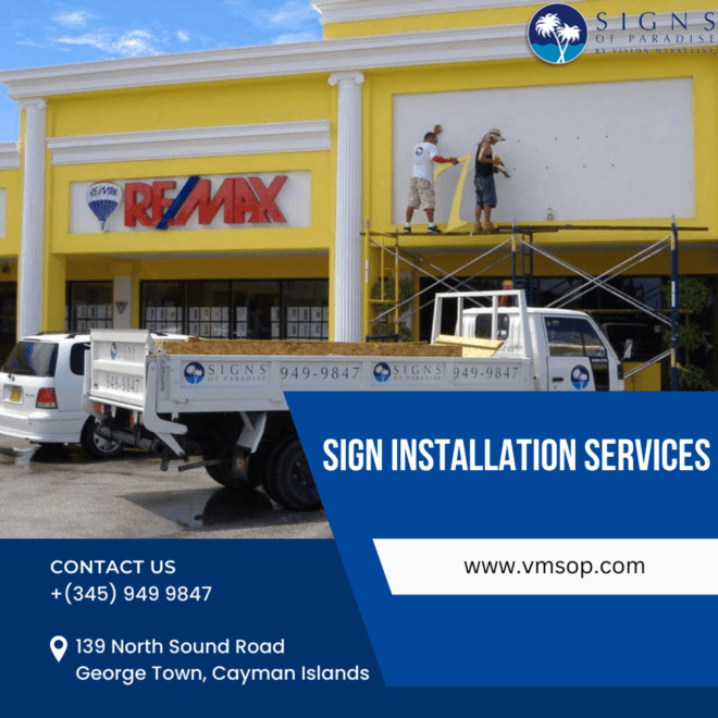 Hire experts to install digital signage in the Cayman Islands