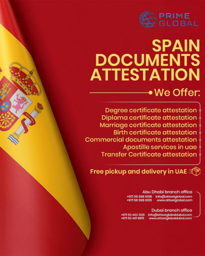 End-to-End Spain Documents Legalization Services for UAE Authorities