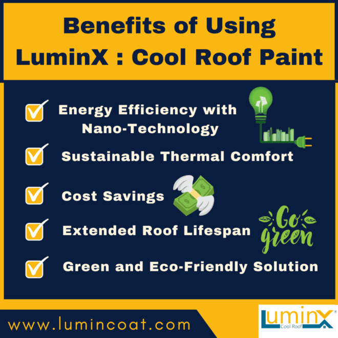 White Cool Roof Paint Summer Seal