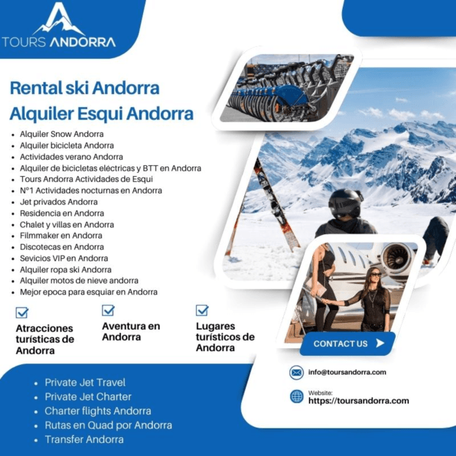 Alquiler Esquí Andorra: Equipos de Calidad con Tours Andorra