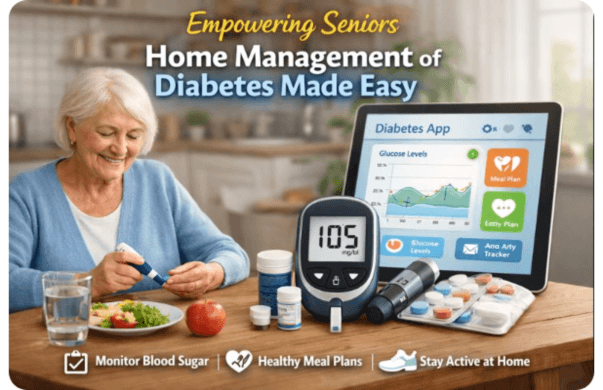 Easily Managing Diabetes at Home for Seniors