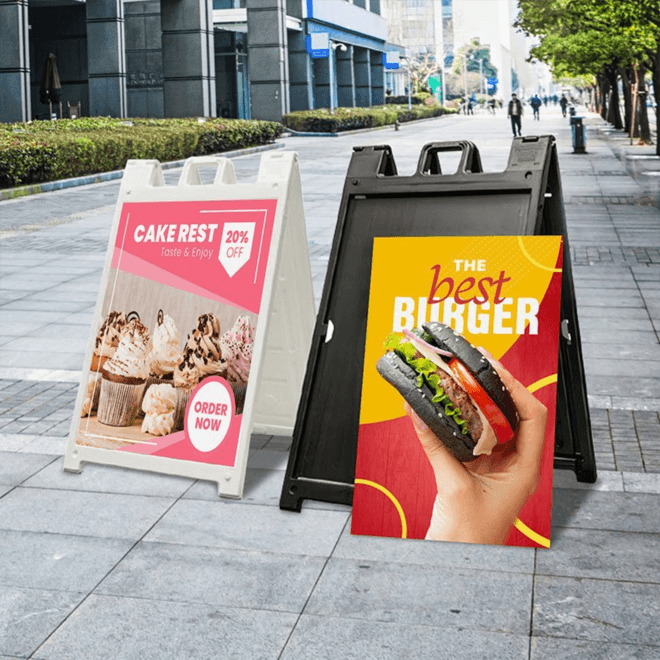 Print Custom A-Frame Signs From PrintMagic