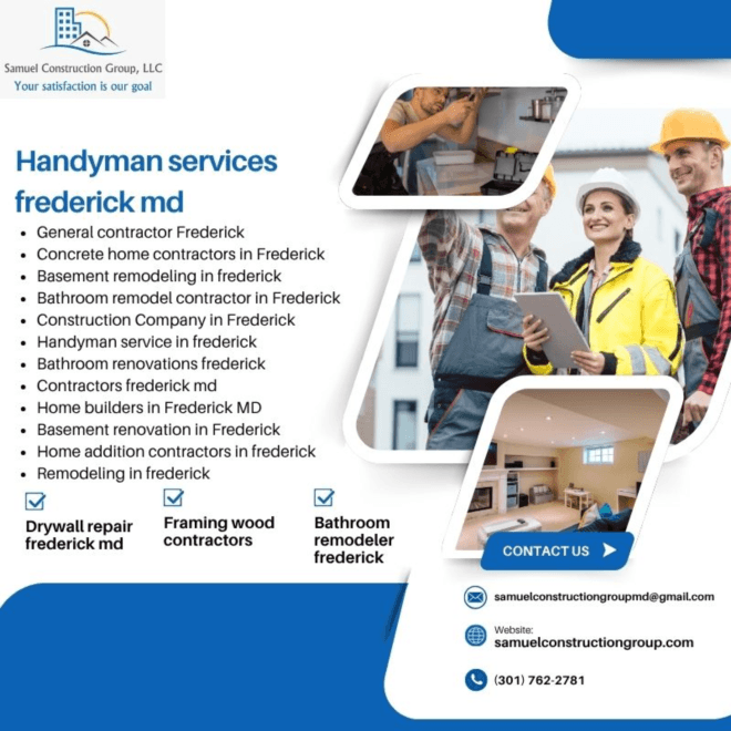 Handyman Services in Frederick, MD | Samuel Construction Group