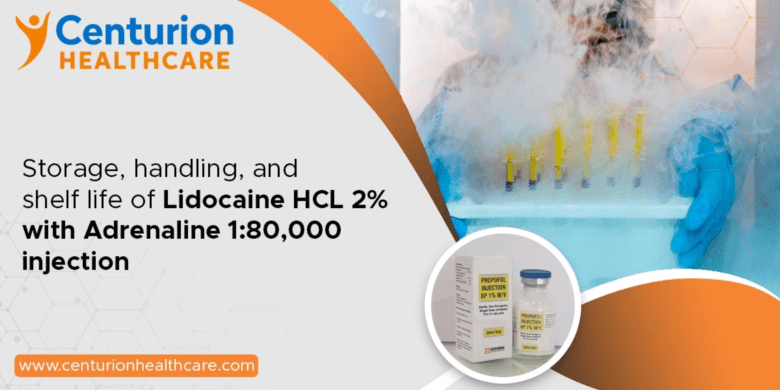 Lidocaine HCL 2% with adrenaline 1:80,000 injection exporter in India | centurionhealthcare
