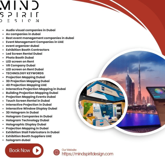 Transform Your Events with Touch Screen Dubai by Mind Spirit Design