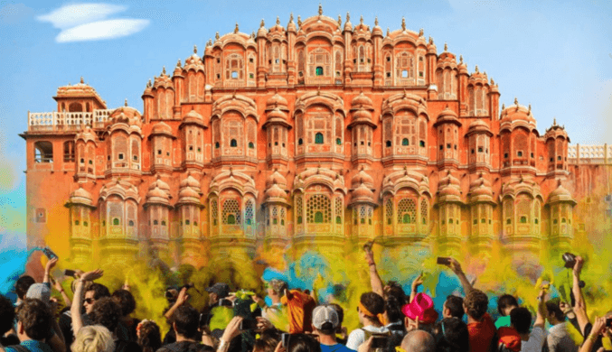 Holi Celebration with Ghum India Ghum – Golden Triangle Tour, India