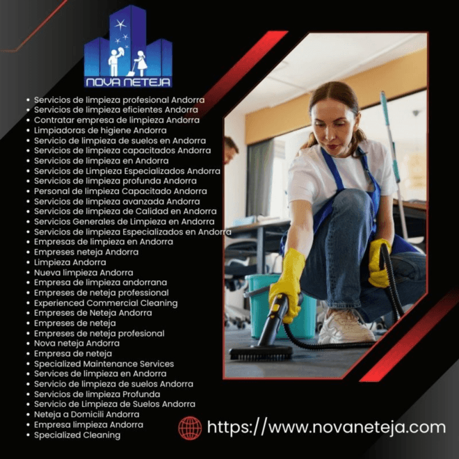 Servicios de limpieza Especializados en Andorra