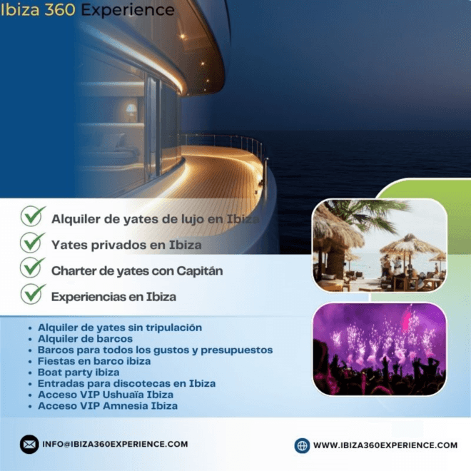 Barcos para Todos los Gustos y Presupuestos en Ibiza con Ibiza 360 Experience