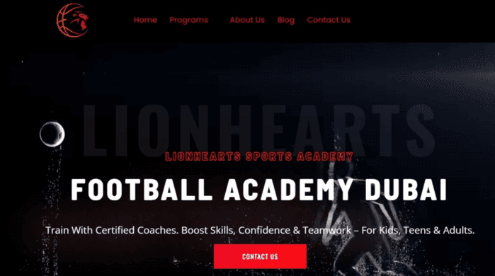 Football Training Dubai for Kids & Adults | LionHeart Sports