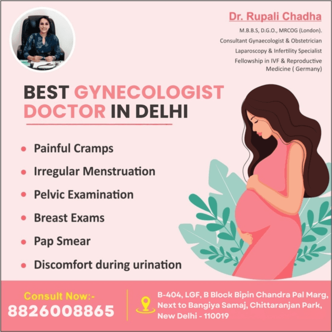 Best Gynecologist Doctor in Delhi – Dr. Rupali Chadha’s Expert Women’s Clinic