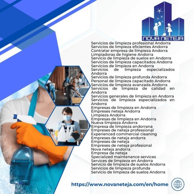 Servicios de limpieza de Calidad en Andorra | Nova Neteja