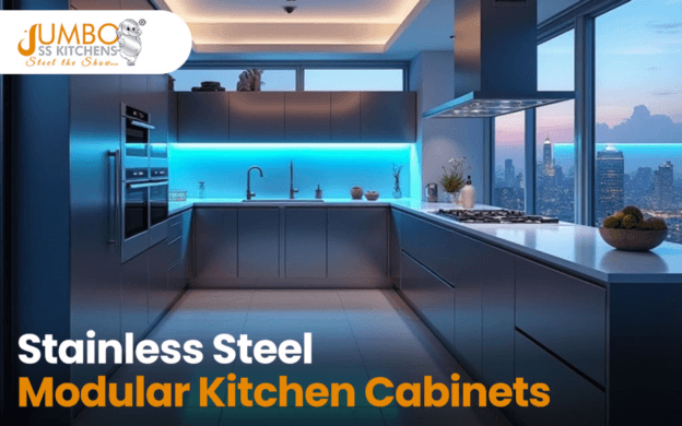 Stainless Steel Modular Kitchen Cabinets | Jumbo SS Kitchens