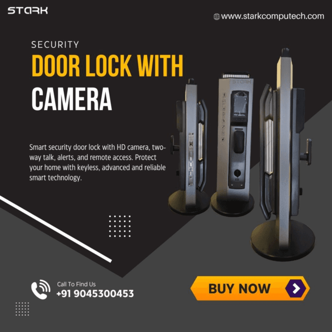 Security Door Lock with Camera