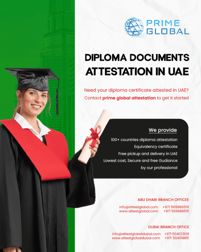 Trusted Diploma Attestation Services in UAE for Employment Visas