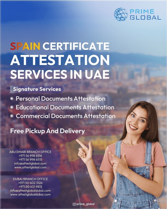 Complete Spain Document Processing Services in the UAE