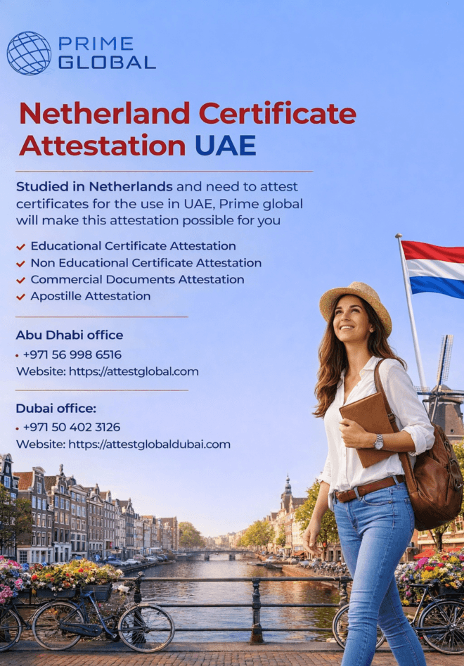 Netherlands Certificates Verification for UAE Immigration and Jobs