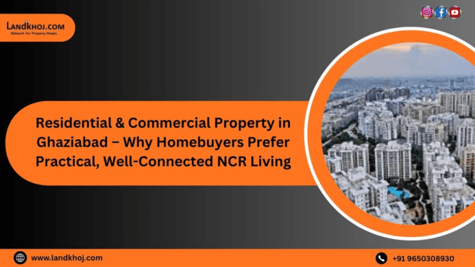 Residential & Commercial Property in Ghaziabad – Why Homebuyers Prefer Practical, Well-Connected NCR Living