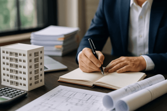 Loan financing for a real estate development project