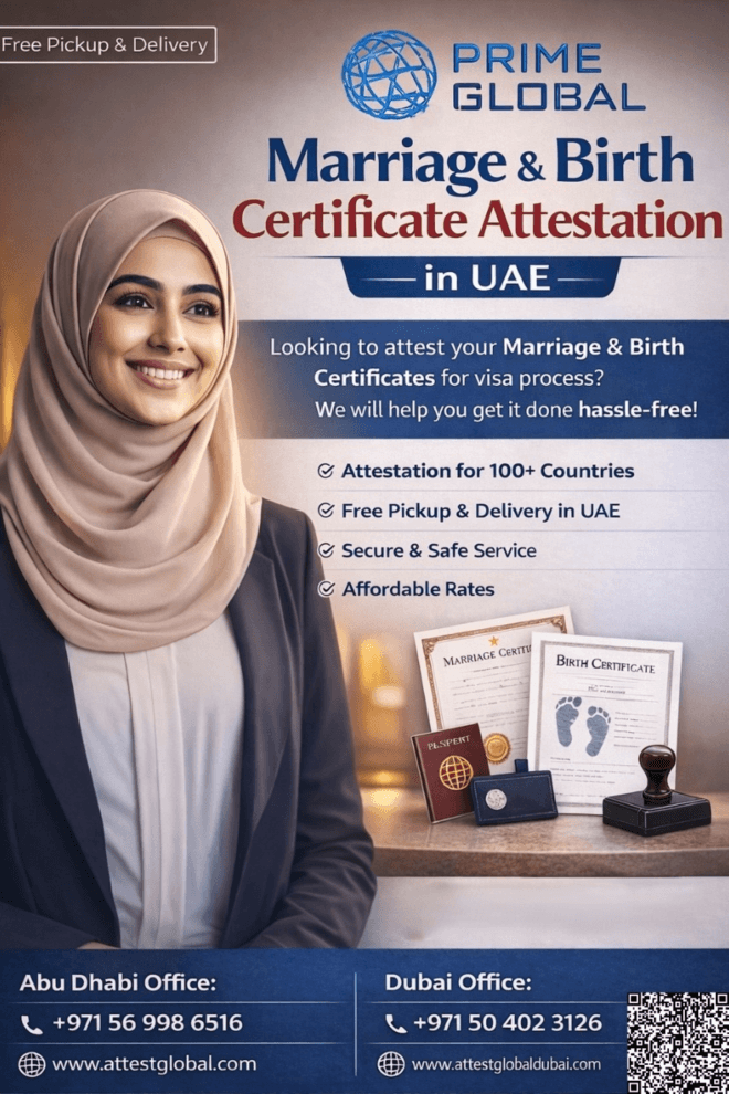 Professional Legalization of Marriage and Birth Documents in UAE