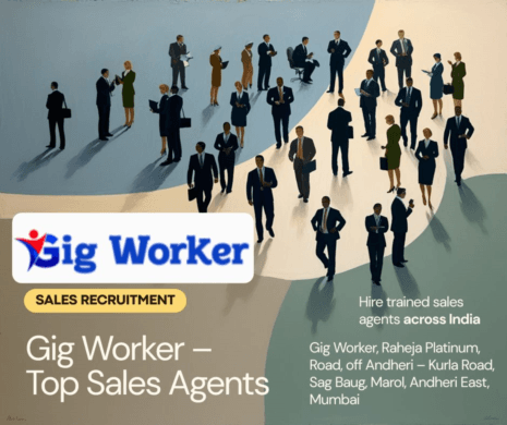 Gig Worker – Top Sales Agent Recruitment Agency in India