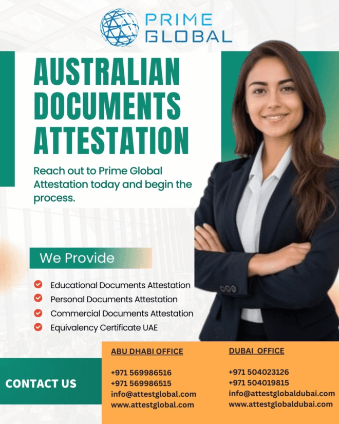 Top Australian Document Attestation Experts in Dubai, Abu Dhabi & UAE