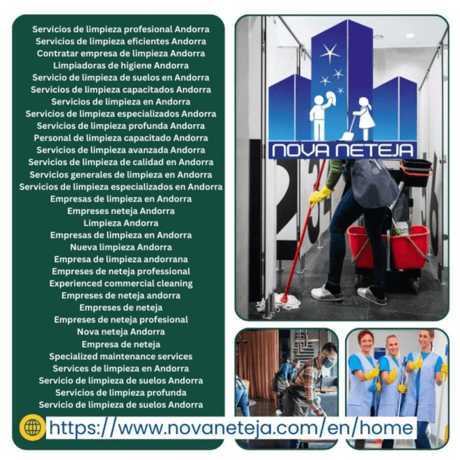 Services de limpieza en Andorra - Nova Neteja