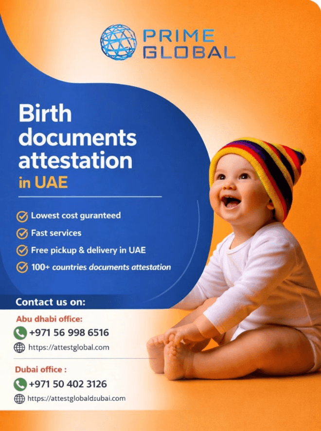 What Documents Are Needed for Birth Certificate Attestation in the UAE?