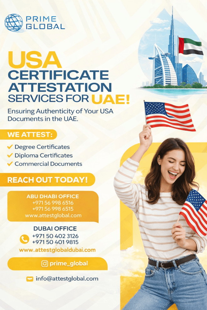 Hassle-Free US Document Authentication and Attestation Services in UAE