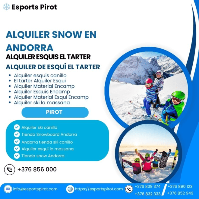 Equípate en la Mejor Tienda Snowboard Andorra – Esports Pirot