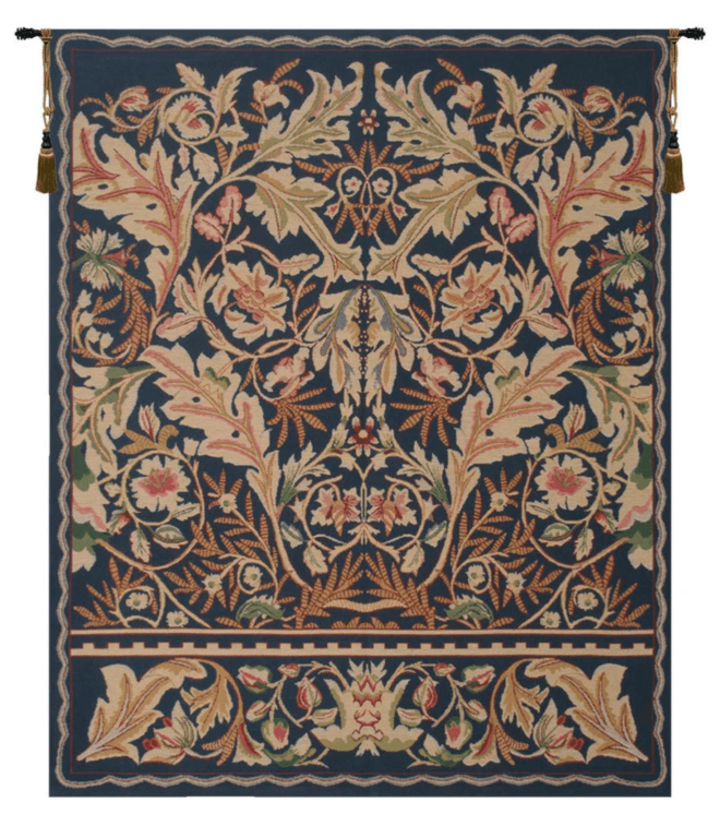Timeless Acanthus Leaf Woven Wall Hanging