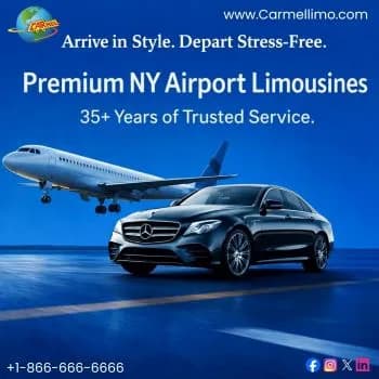 Limo NYC Airport – Luxury Airport Limousine Service in New York - Carmellimo