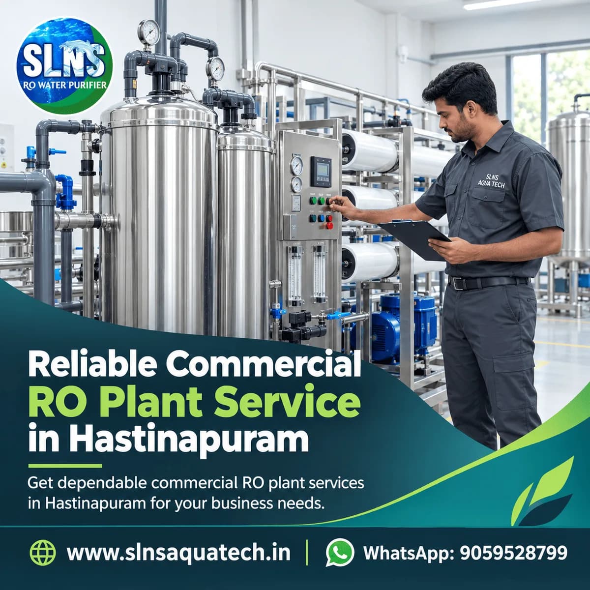 Reliable Commercial RO Plant Service in Hastinapuram
