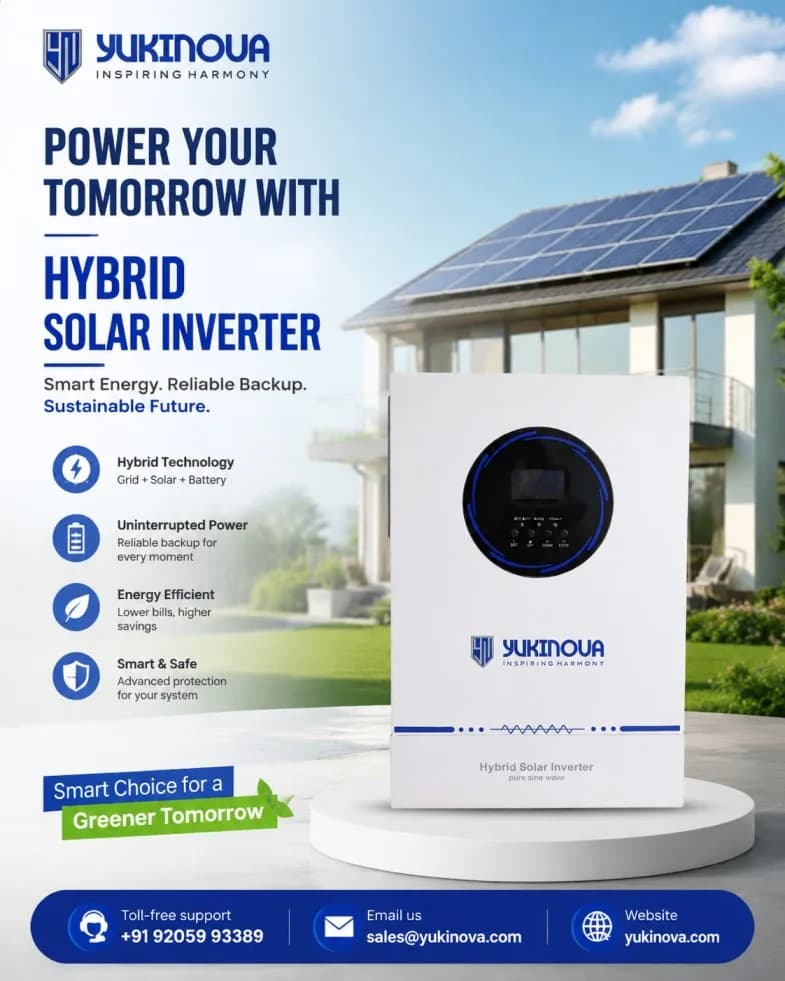 Save More with Yukinova Hybrid Solar Inverter