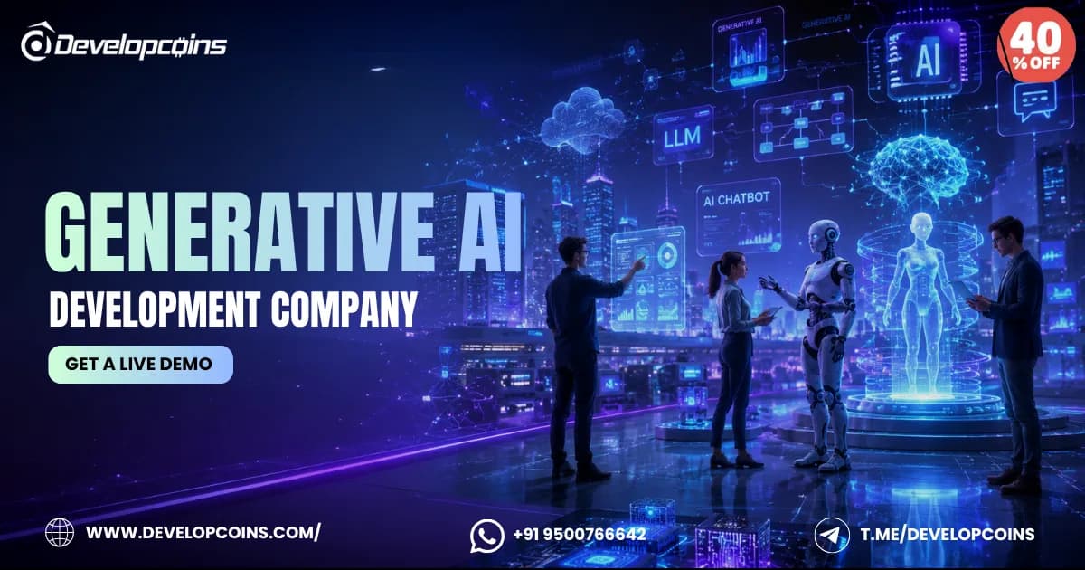 Transform Your Business with a Generative AI Development Company – Get 40% OFF