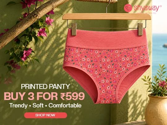 Printed Panty for Women Online | Buy 3 for ₹599