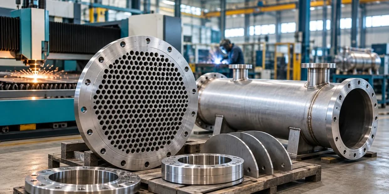 Fabricated Heat Exchanger & Chiller Components Manufacturer