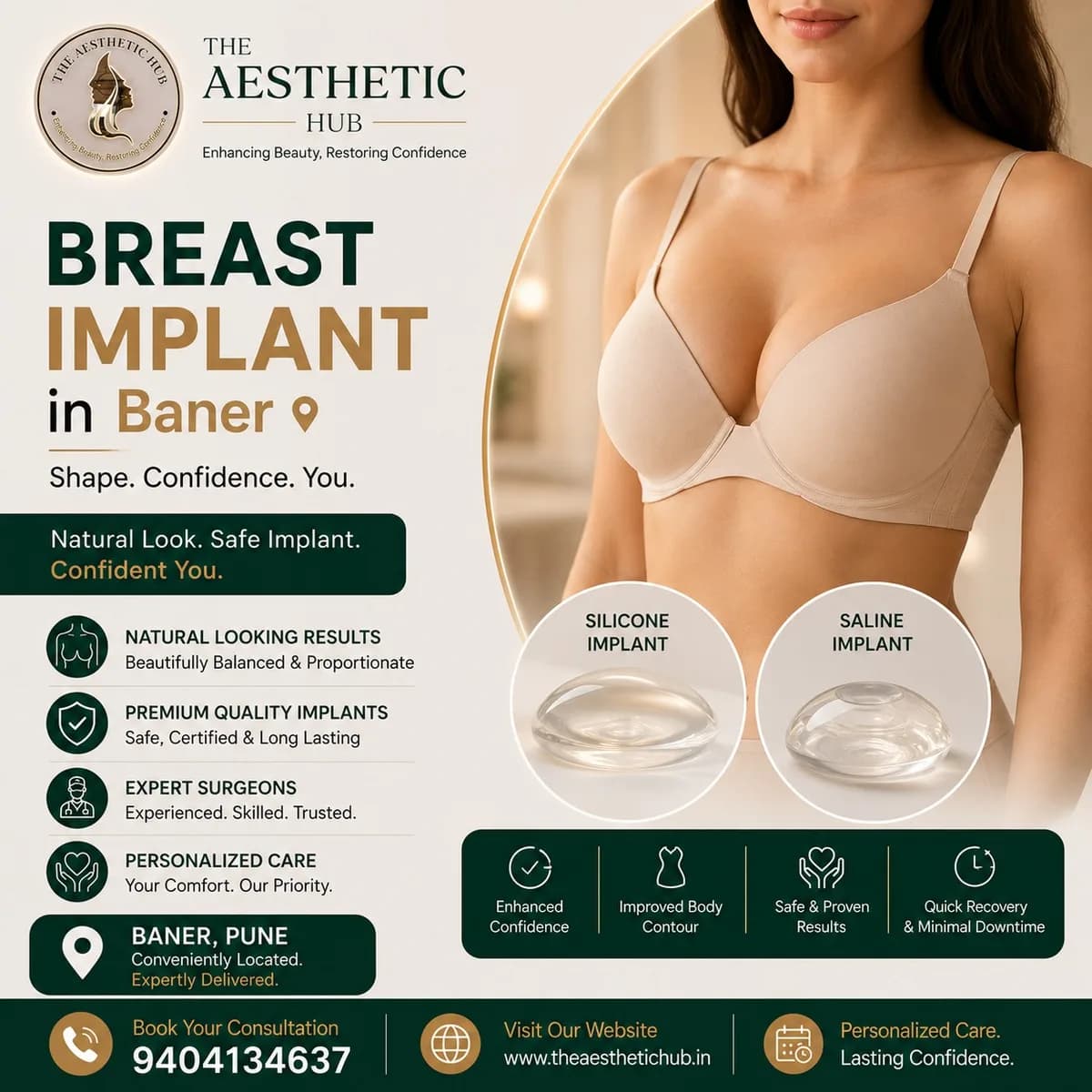 Breast Implant In Baner - The Aesthetic Hub