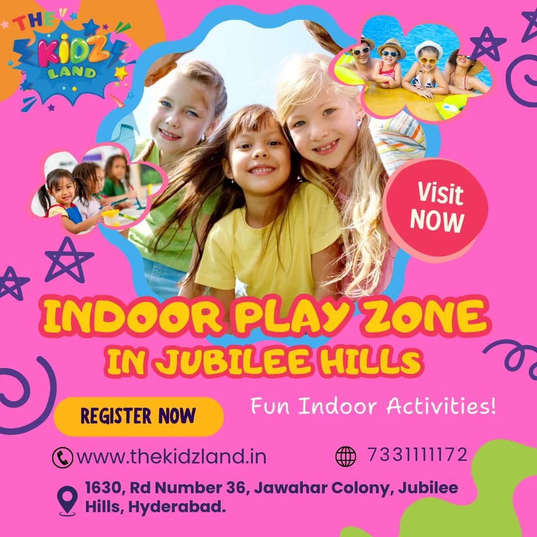 Indoor Play Zone in Jubilee Hills Hyderabad | The Kidz Land
