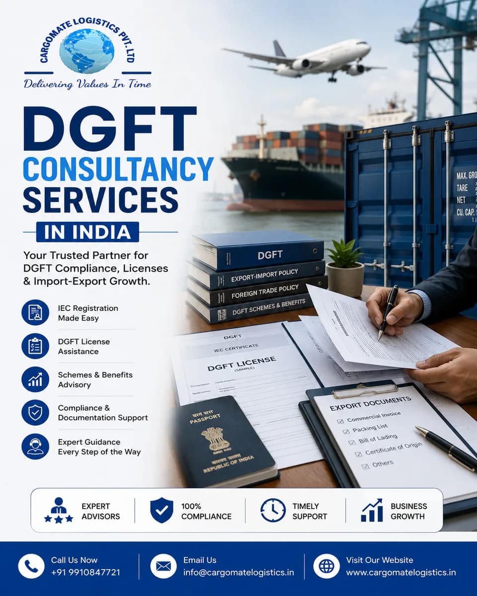 DGFT Services India | Expert Import Export Consultant