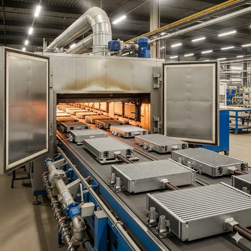 Radiator Core Baking Oven Manufacturer in India