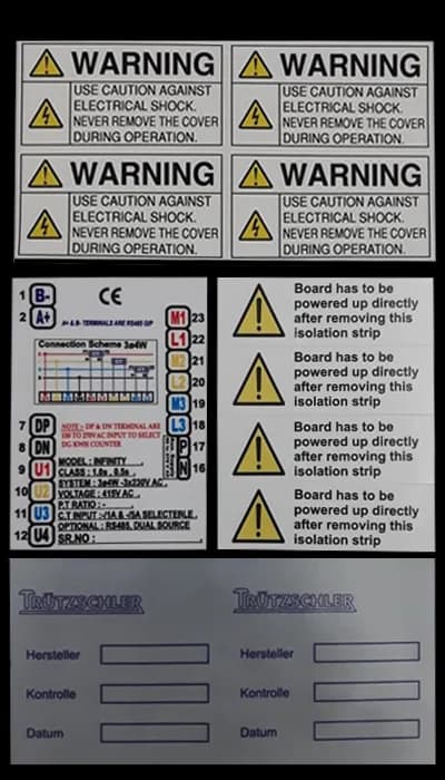 Safety Labels Manufacturer & Supplier