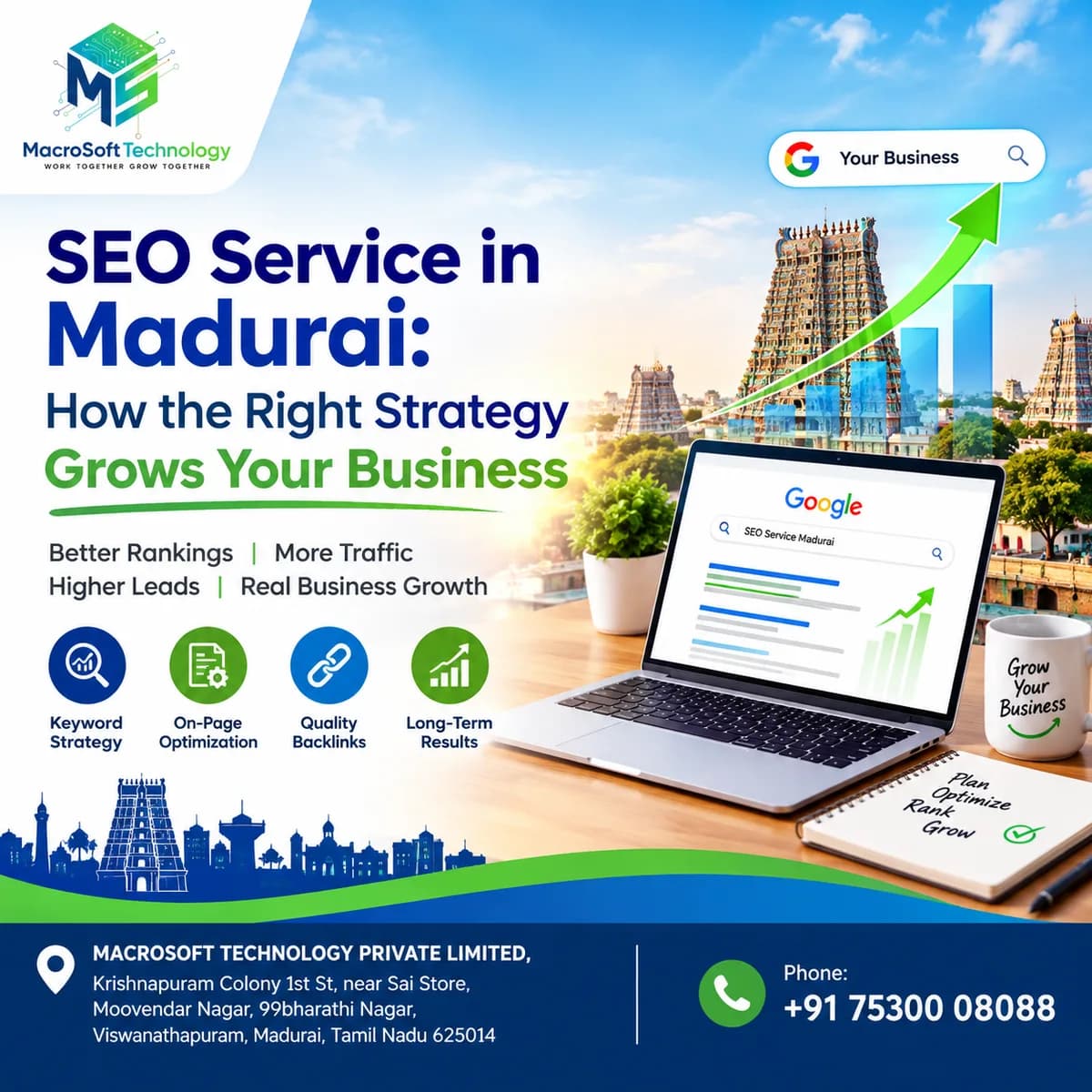 SEO Service in Madurai: How the Right Strategy Grows Your Business