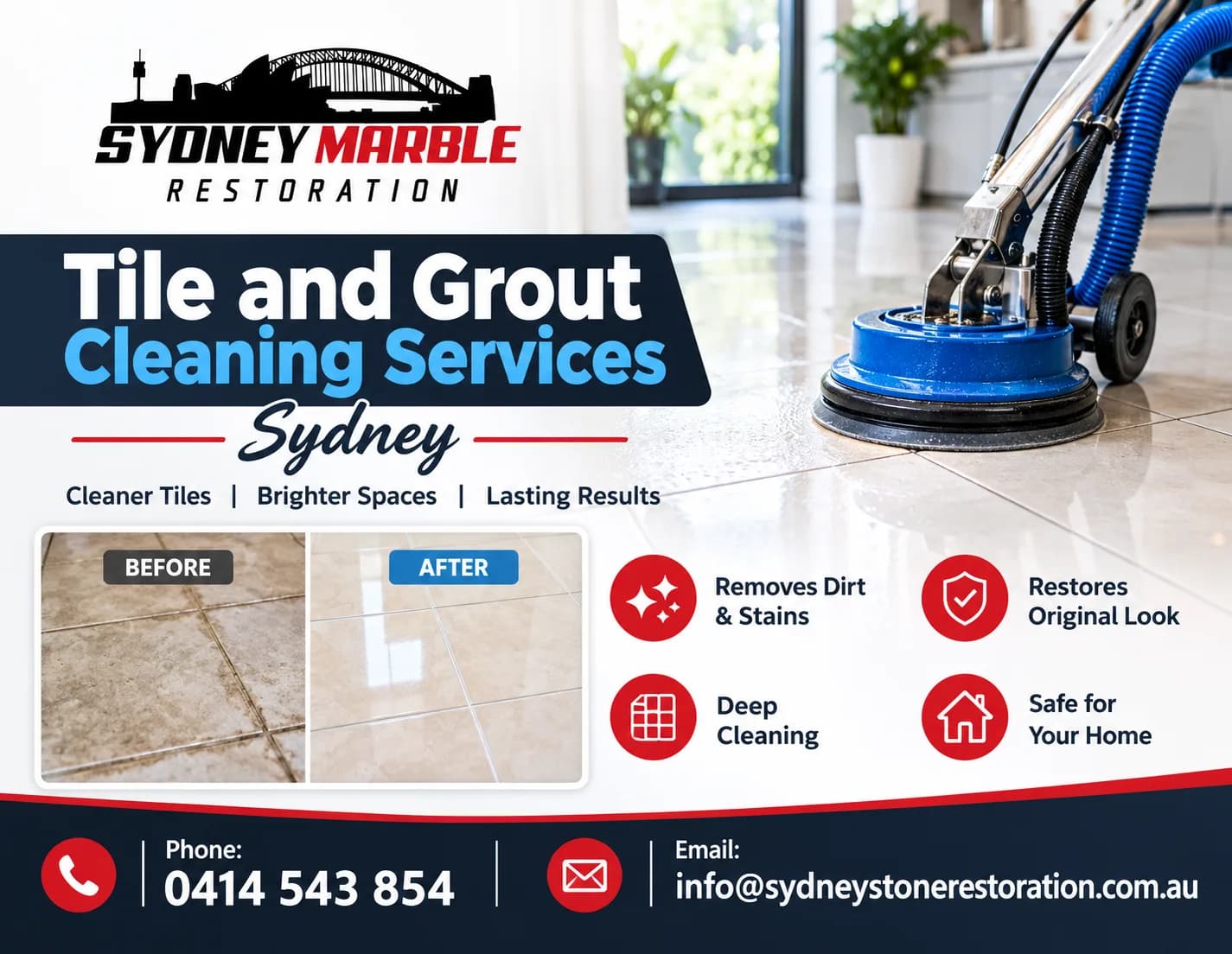 Professional Tile and Grout Cleaning Services Sydney to Restore Tile Beauty