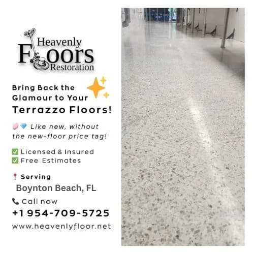Professional Terrazzo Floor Restoration in Boynton Beach, FL