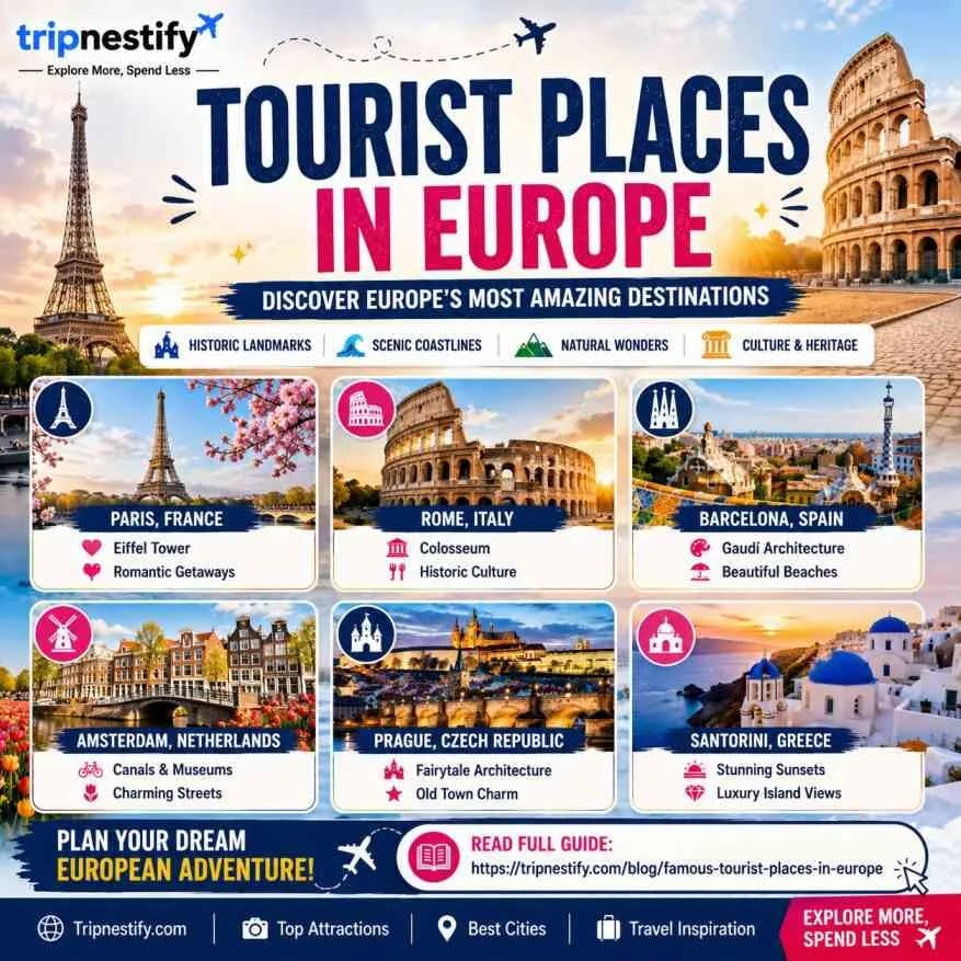Tourist Places in Europe: The Ultimate Europe Travel Guide